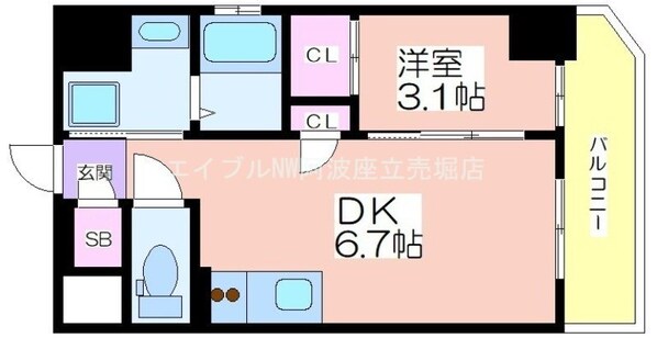 ネクストステージ本町の物件間取画像